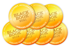 Black Book 2021 - 7 Consecutive Years of Awards