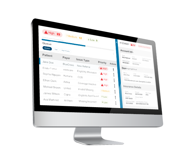 Screenshot of Alphaverify on Computer