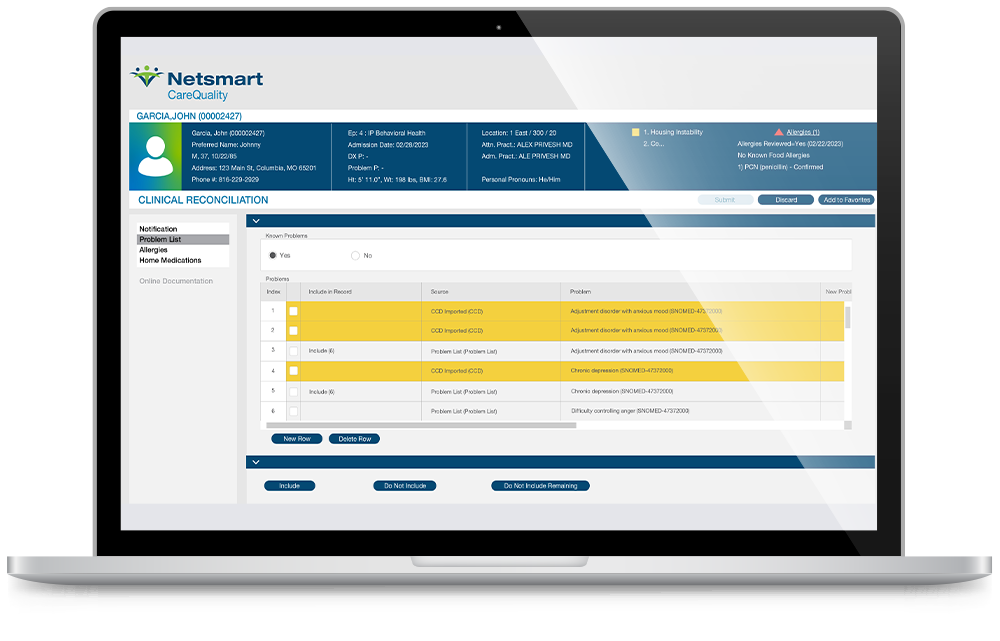 carequality-laptop - Netsmart provides HIE software and EHR interoperability solutions through its healthcare interoperability platform