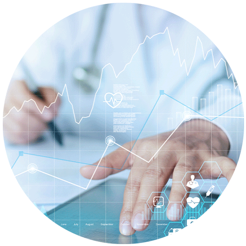 Home Health Software | Someone working on a tablet - Netsmart myUnity® home health EHR software for clinical documentation, scheduling, and billing